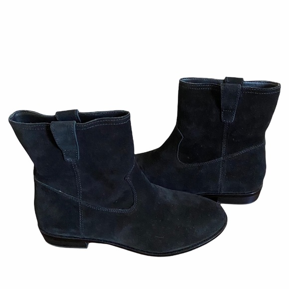 New Rebecca Minkoff Chasidy Black Suede Bootie 8 - Picture 2 of 7